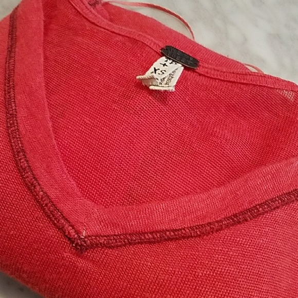 Free People Washed Red Never Give Up Tee - Picture 4 of 4